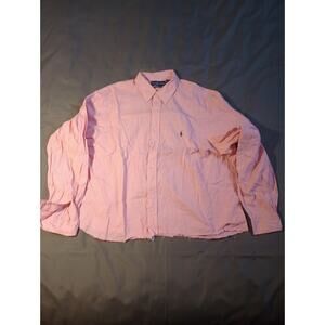 Ralph Lauren Distressed Button Down Shirt Men's Size XXL